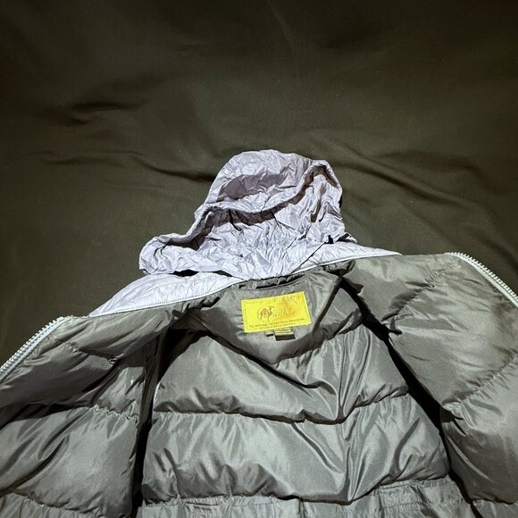 Camel Goose Down Jacket VINTAGE XL Gray Very Heavy 70s/80s - Picture 5 of 9